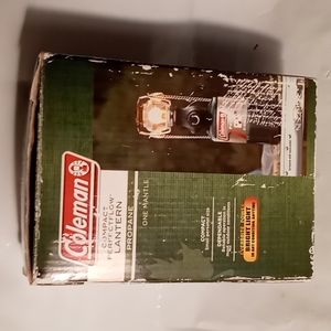 Vintage COLEMAN Compact Propane Lantern PerfectFlow Regulated System 5132-700